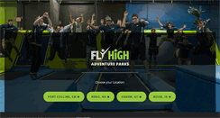 Desktop Screenshot of flyhightrampolinepark.com